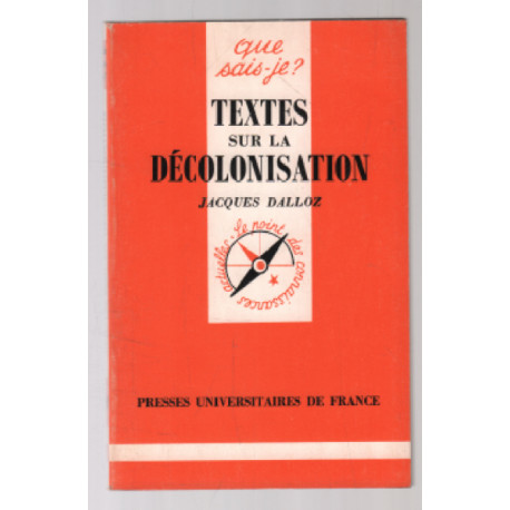 Textes sur la décolonisation