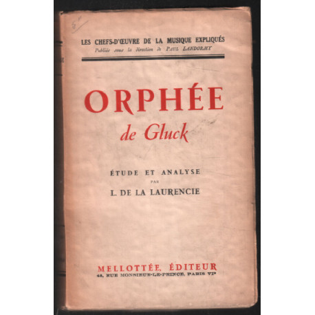 Orphée de Gluck (étude et analyse)