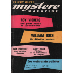 Ellery queen mystere magazine n ° 191