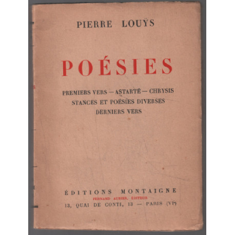 Poésies