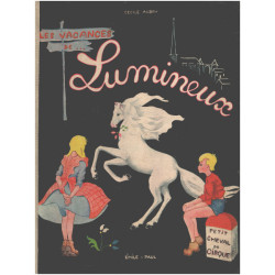 Les vancances de lumineux petit cheval de cirque