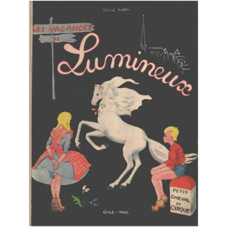 Les vancances de lumineux petit cheval de cirque