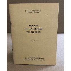 Aspects de la pensée de mendel