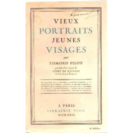 Vieux portraits jeunes visages