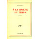 À la lisière du temps : Poèmes