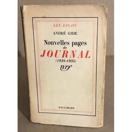 Nouvelles pages de journal (1932-1935 )