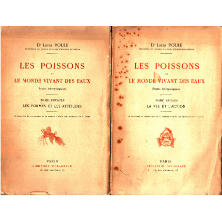 Les poissons et le monde vivant/ tome 1+2