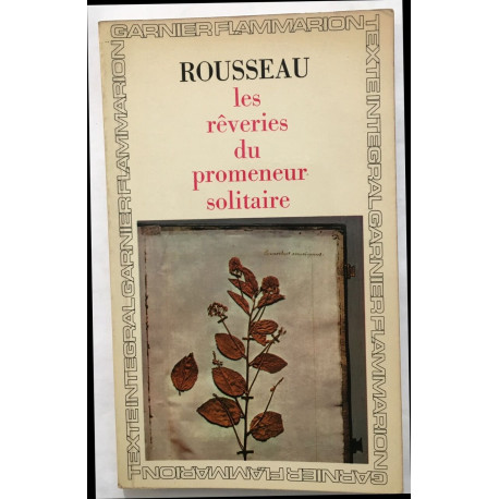 Les rêveries du promeneur solitaire