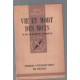 Vie et mort des mots