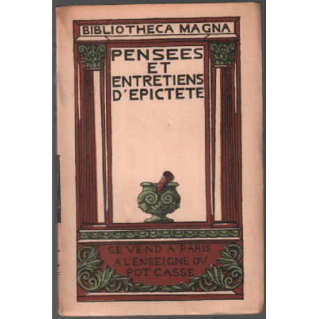 Pensées et entretiens d'épictète