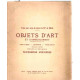 Objets d'art et d'ameublement/gravures-dessins-tableaux ceramique...