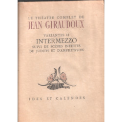 Variante II / intermezzo suivi de scenes inédites de judith et...