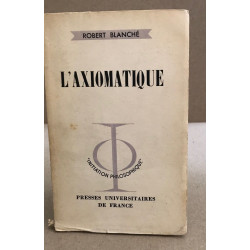 L'axiomatique