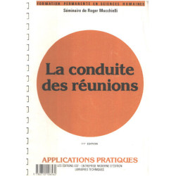 La conduite des réunions