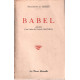 Babel précédé d'une lettre de charles maurras