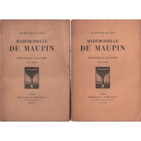 Mademoiselle de maupin / 2 tomes
