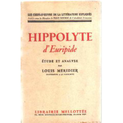 Hippolyte d'euridipe / etude et analyse