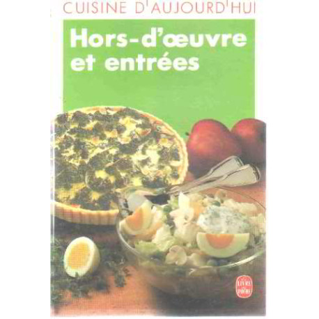 Hors d'oeuvre et entrees