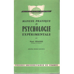 Manuel pratique de psychologie experimentale