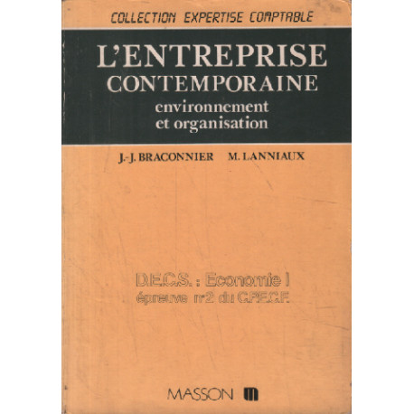 L'entreprise contemporaine/environnement et organisation/[decs...
