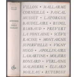 Anthologie de la poésie francaise *