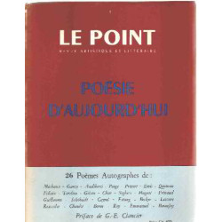 Revue artistique et litteraire : poésie d'aujourd'hui (le point)