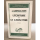L'écriture et le caractère