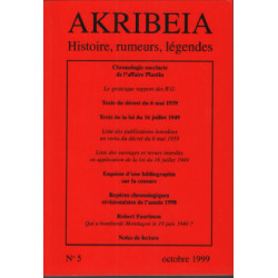 Akribeia / histoire rumeurs legendes n° 5