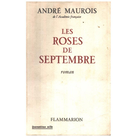 Les roses de septembre