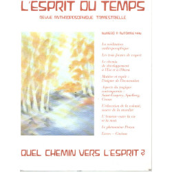 Revue anthroposophique trimestrielle / l'esprit du temps n° 11 /...
