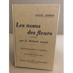 le nom des fleurs trouvés par la méthode simple / 372...