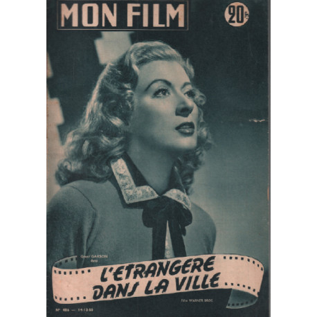 L'étrangère dans la ville / revue mon film n° 486 greer garson