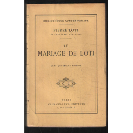 Le mariage de loti