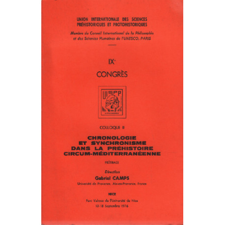 IXe congrès : colloque II / chronologie et synchronisme dans la...