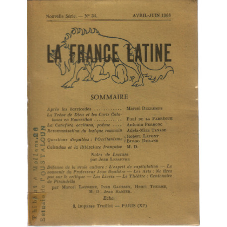 La france latine n° 34
