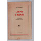 Lettres à Marthe 1919-1937