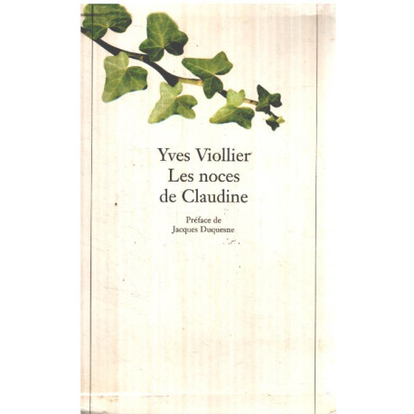 Les noces de Claudine