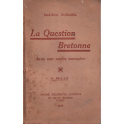 La question bretonne dans le cadre europeen
