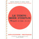 Le temps : mode d'emploi
