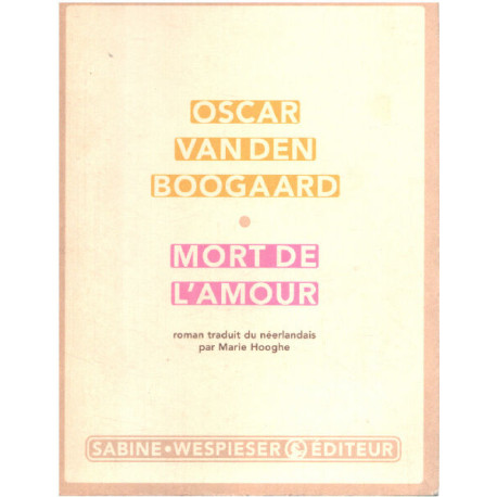 Mort de l'amour
