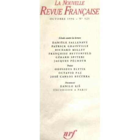 La nouvelle revue française n°525 / EO numerotée sur velin ( n° 6)