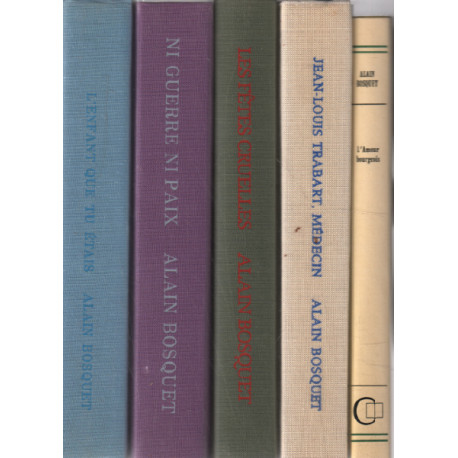 Lot de 5 livres / l'amour bourgeois -jean louis trabart medecin -...