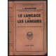 Le language et les langues : introduction aux études linguistiques