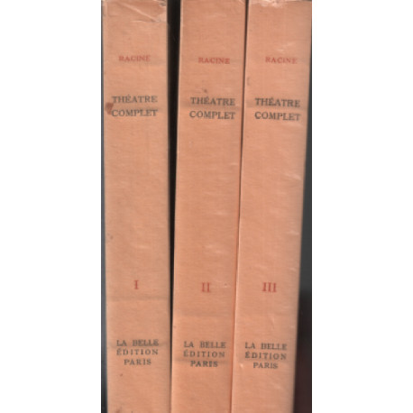 Theatre complet /3 tomes / illustrations de G.Leroux