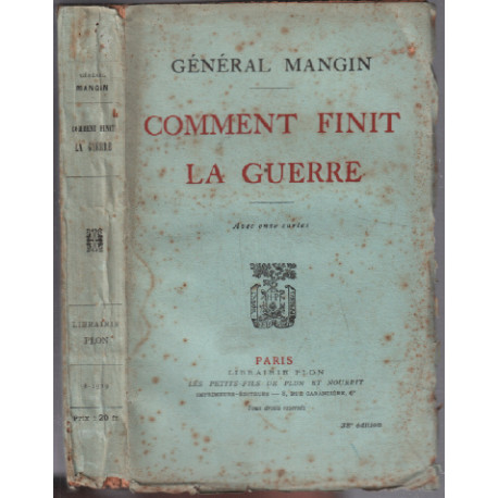 Comment finit la guerre onze cartes