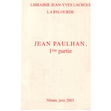 Jean paulhan (catalogue de ventes)