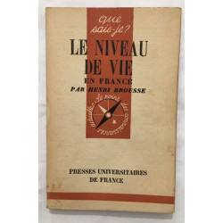 Le niveau de vie en France