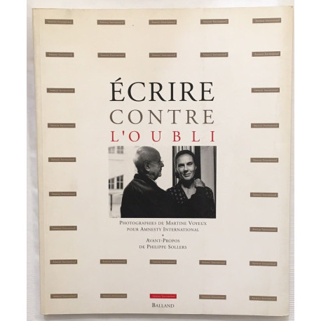 Ecrire contre l'oubli