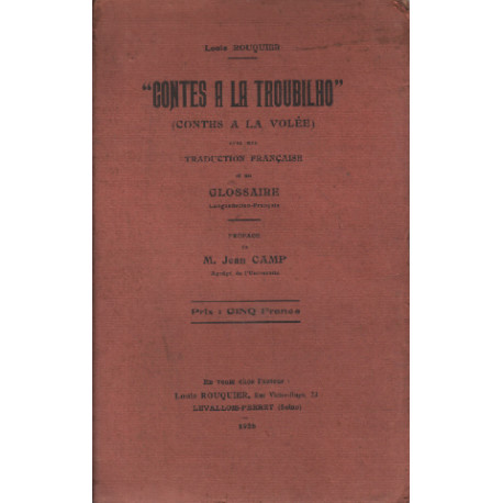 Contes a la troubilho ( contes à la volée )