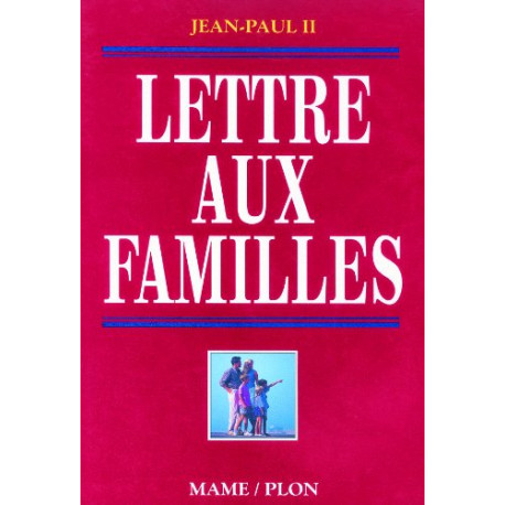 Lettre aux familles